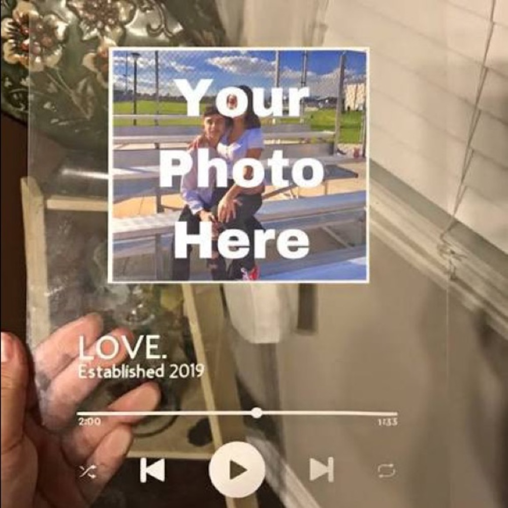Custom glass album covers